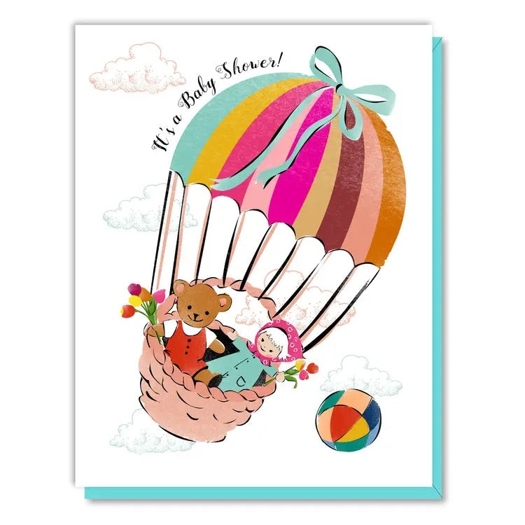 Card | Baby Shower Parachute